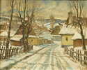  / Vesnice v zimě / Augustin Mervart