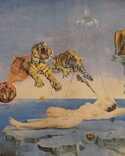  / Sen vyvolaný letem včely kolem granátového jablka těsně před probuzením / Salvador Dalí