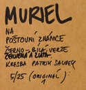  / Muriel - poštovní známka / Patrik Saudek