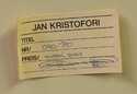  / Milostný dopis / Jan Kristofori