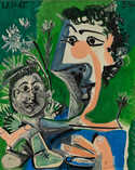  / Žena s dítětem / Pablo Picasso