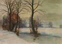  / Zima nad řekou / Gustav Macoun