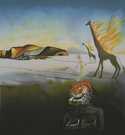  / Hořící žirafy / Salvador Dalí