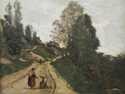  / Setkání na cestě / Jean-Baptiste Camille Corot
