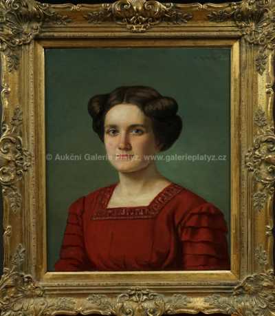 Josef Mathauser - Portrét dámy