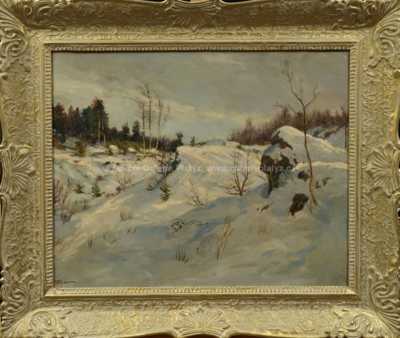 Gustav  Porš - Zima na Vysočině