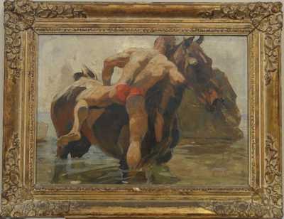 Ludvík Vacátko - Plavení koní