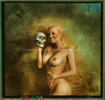 Jan Saudek - Just a stady for final image