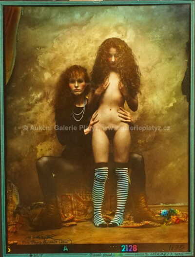 Jan Saudek - Black Sheep and White Crow