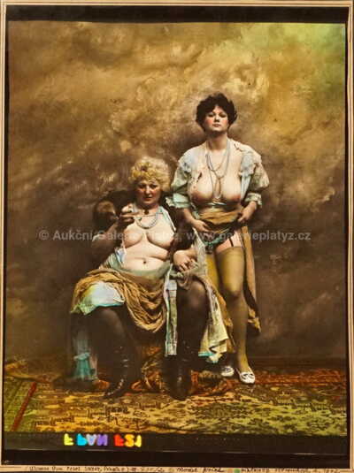 Jan Saudek - Women from Pearl Street, Prague