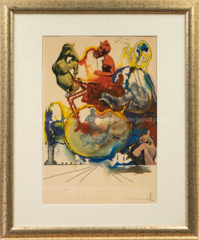 Salvador Dalí - Sen heroický, z cyklu Sny o Ráji