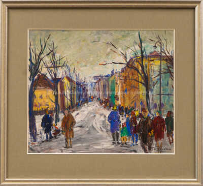 Ferdinand Kotvald - Zimní ulice