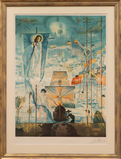Salvador Dalí - Objevení Ameriky - Sen Kryštofa Kolumba
