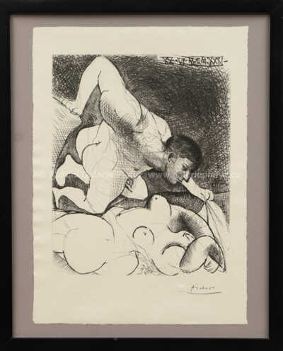 Pablo Picasso - Homme dévoilant une demme