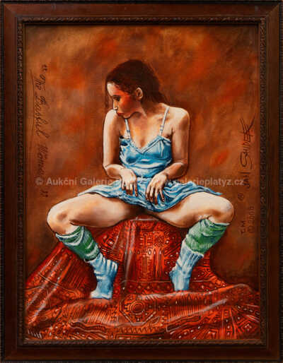 Jan Saudek - The Bashful Woman (Nesmělá)