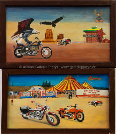 Jindra Kocourek - Motocykly, konvolut dvou kusů