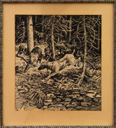 Jiří Židlický - Lovecký motiv