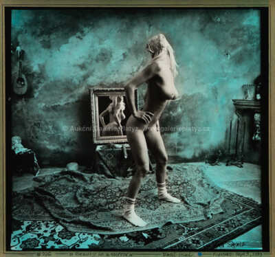 Jan Saudek - Kráska v zrcadle