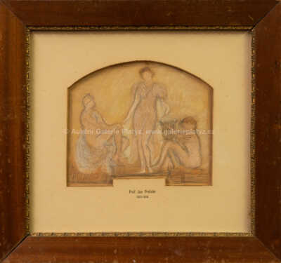 Jan Preisler - Návrh na dekorativní panneau