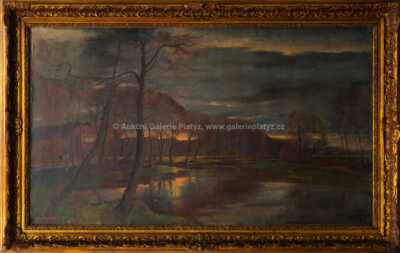 Otakar Nejedlý - Podvečer nad řekou