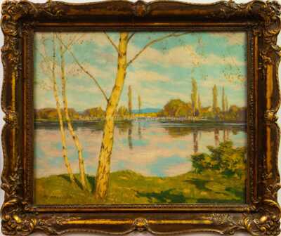 Alois Kalvoda - Břízy u vody