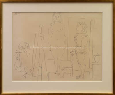 Pablo Picasso - Dva modely (Le Deux Modeles)