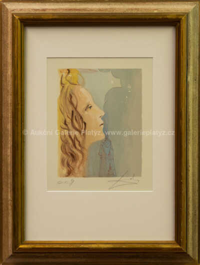 Salvador Dalí - Božská komedie, zpět 8 - Nejvyšší krása Beatrice