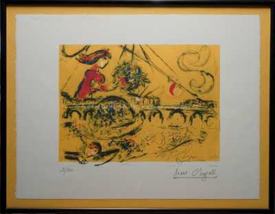 Mark Chagall - Ile Saint-Louis