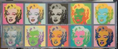 Andy Warhol - 10 x Marilyn