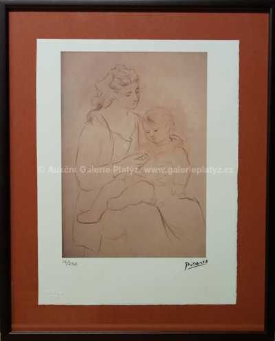 Pablo Picasso - Matka s dítětem