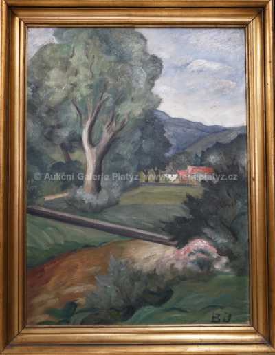 Božena Jelínková-Jirásková - Krajina z Provence