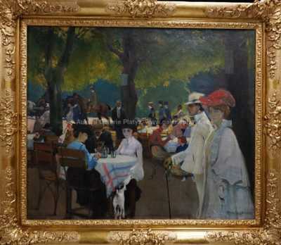 František Xaver Naske - Zahradní restaurace