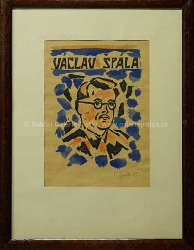 Václav Špála - Autoportrét
