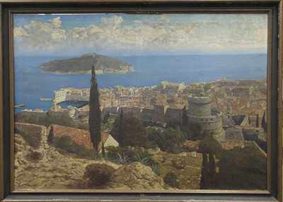 Josef Písecký (Liška) - Pohled na Dubrovník