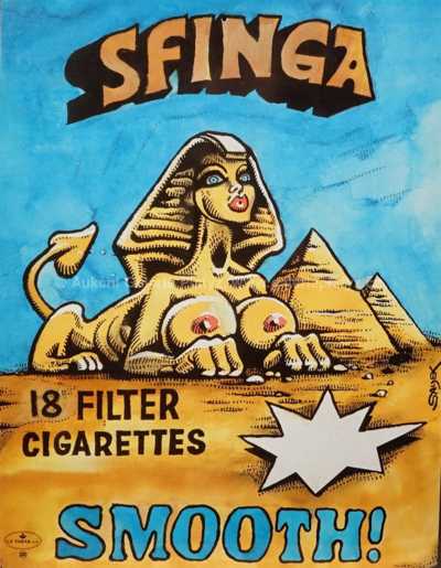 Sfinga s pyramidami