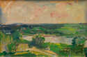  / Letní krajina s řekou / František Jiroudek