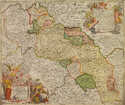  / Konvolut historických map 17. a 18. stol. - kolorované mědirytiny / Kolektiv autorů