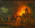  / Hořící kostel / Johann Georg Trautmann