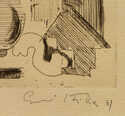  / Kubistické zátiší s kytarou a podnosem ovoce / Emil Filla