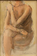  / Sedící akt / Martin Salcman