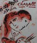  / Milenci v červeném / Marc Chagall