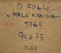  / Malá kabina / Dobroslav Foll