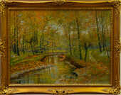 František Daněk - Sedláček - Podzim u potoka