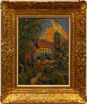 Jan Trampota - Krajina s domem