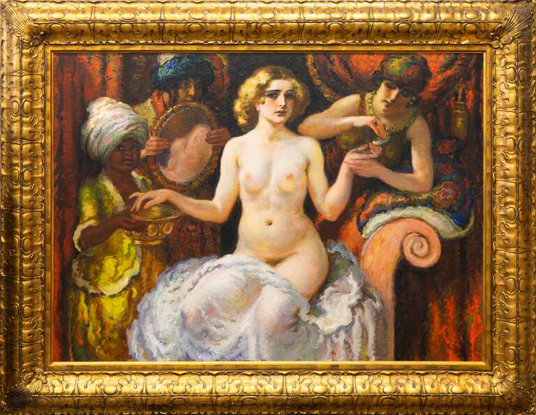 František Xaver Naske - Kráska při toaletě