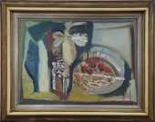 Miroslav Štolfa - Zátiší s třešněmi