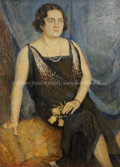 Vlastimil Košvanec - Portrét ženy
