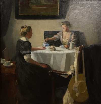  / Dámy u čaje / Heinrich Zschille