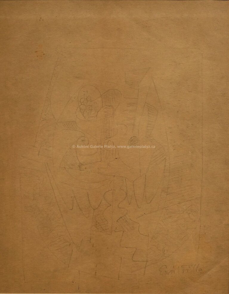  / Kubistické zátiší / Emil Filla