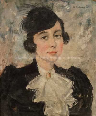  / Portrét dívky / Richard Wiesner